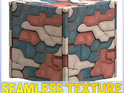 Stylized Wall Seamless Texture Texture 111
