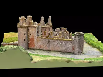 Caerlaverock Castle 3D model