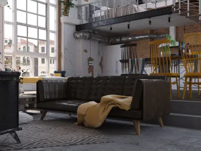 Studio Loft 3D model