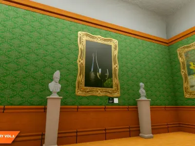 Art gallery Vol1 - victorian style 3D model