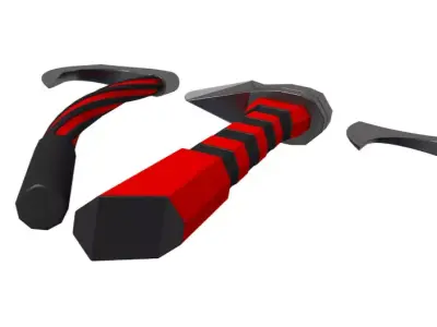 Axe collection 3D model