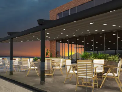 Pergola Detailed 3D model