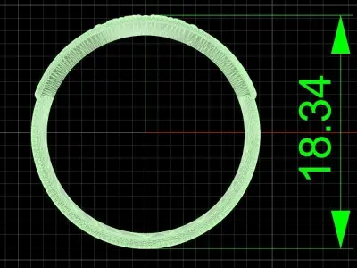 Jewelry ring 232 3D print model