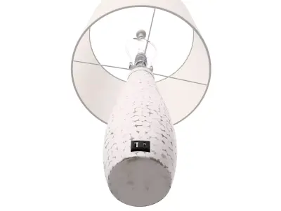 360 Lighting Set of 2 Modern Coastal Table Lamps Low-poly 3D model