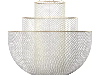 Meshmatics Chandelier Low-poly 3D model purchase