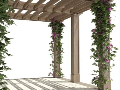 Pergola design plans 3D model