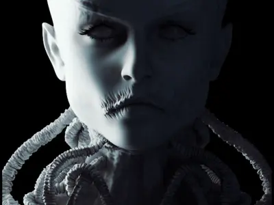 Alien Woman 3D Character  3D model