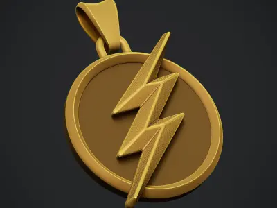 Flash Lighting Pendant 3D print model