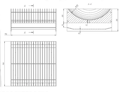 Welding Project Plans Drawings Fire Pit 2 DXF PDF 3D model