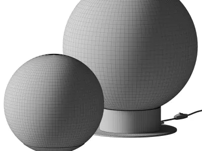 Mitchel Table Lamp - West Elm 3D model