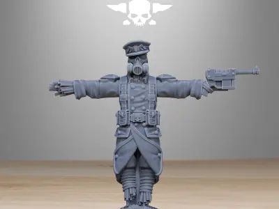 GrimGuard Scarecrow 3D print model