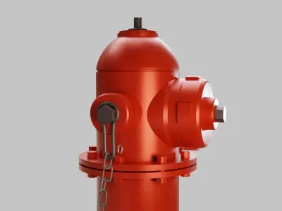 Fire Hydrant 22 - Classic Fireplug 3D model
