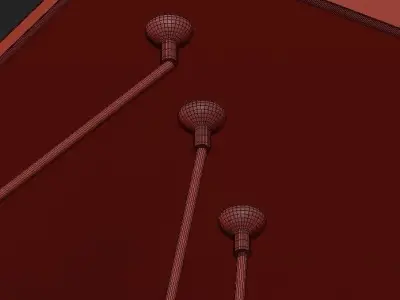 Quad Pendant 3D model