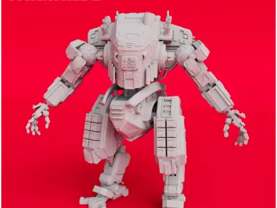 Legion inspired by Titanfall 2 Articulated 3D Printable Model 3D print model