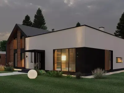 Barn house  3D model