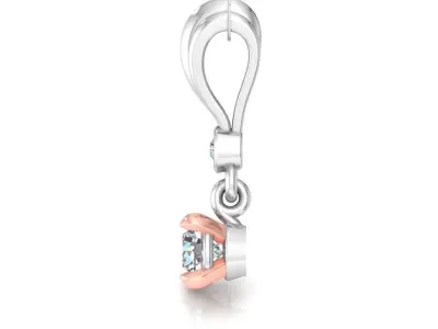 Solitaire Pendant With STL 3dm  3D print model