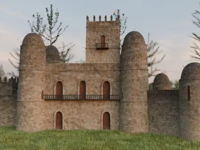 Fasil Ghebbi 3D model