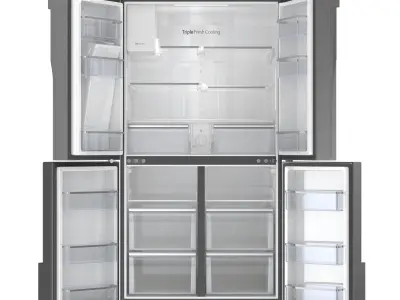 28 cu ft 4 Door Refrigerator 3D model