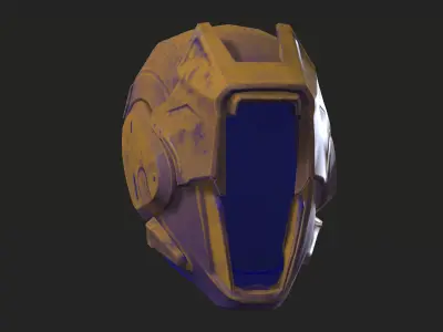 Project 1 - Orange Revenger  Low-poly 3D model