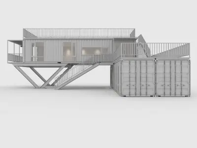 Container House 3 3D model