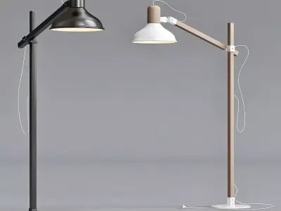 Nowodvorski floor lamp and table lamp 3D model