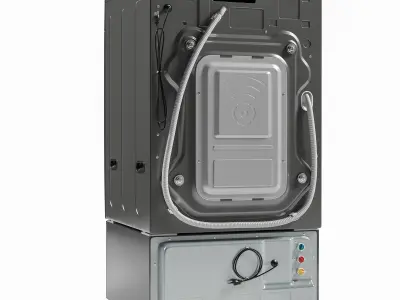LG Twinwash WM4370HKA 3D model