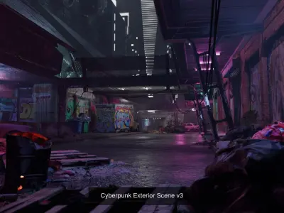 Cyberpunk Style Collection 3 3D Model Pack