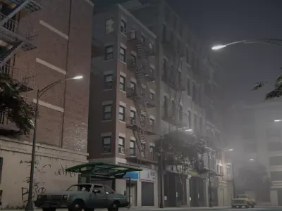 New York  Building kit Low-poly 3D model