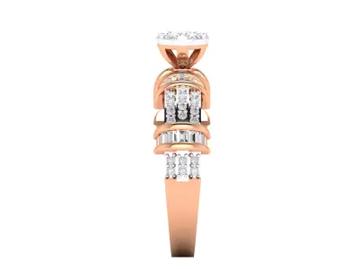  Women Ring Render 3dm STL MTL SLC JCD OBJ FBX Details 3D print model 45