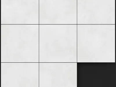 Yurtbay Seramik Core White 600x600 3D model