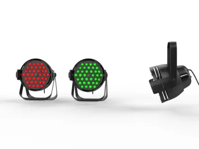 Strobe stage Light 3D model