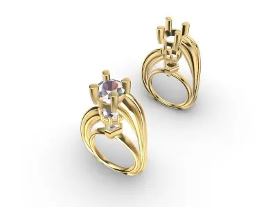 waves of light ring stl verified 3D print model