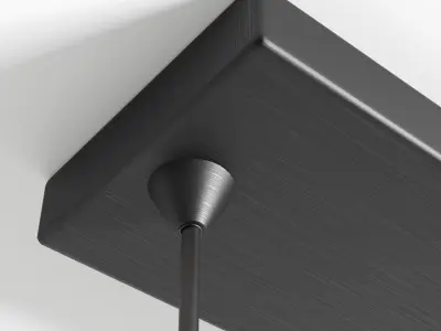 Zigzag Pendant Light Low-poly 3D model