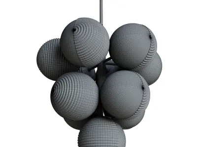 Chandelier Ademar Chandelier 13 plafond 3D model