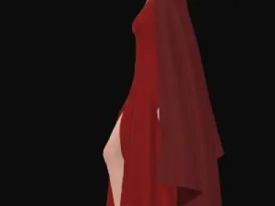 Vermilion Mantle Style3D Atelier 3D model