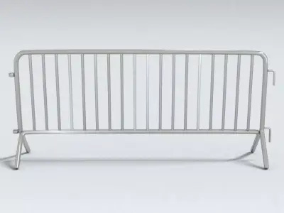 laos Street Barricade Low-poly 3D model