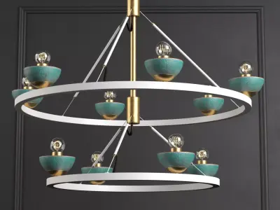 Roseland Ceiling Fixture 3D model