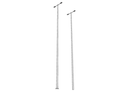 Light Pole - Lamp Post 13 3D model