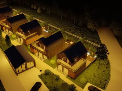 Cottage Resort with SPA 3D model