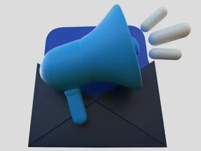 3D app web Icon Low-poly 3D model-02 Low-poly 3D model