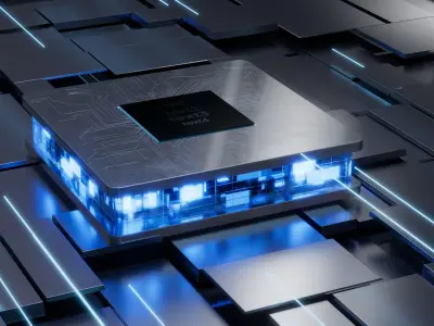 Sci-fi  CPU scene 3D model