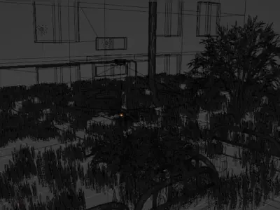 Scary place 3D model