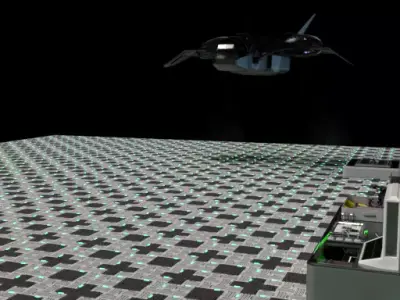 Alien Lab SciFi 3D Scene in Blender 3D model