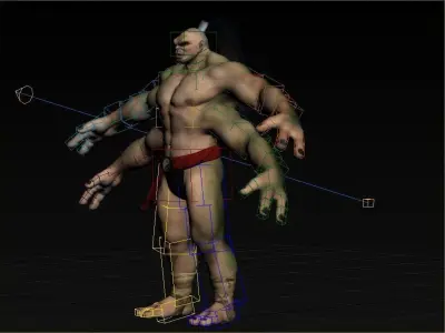 GORO FAN REMAKE 3D model