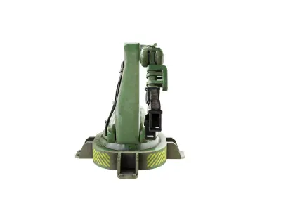 Mechanical arm Low-poly 3D model buy