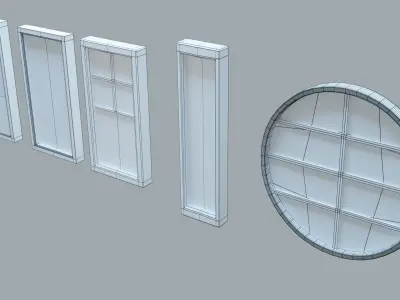 windows 3d model pack 3D model