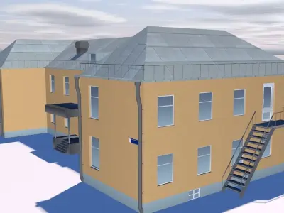 Post office 3D model