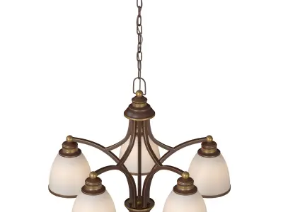 Hanging chandelier A9518LM-5BA 3D model