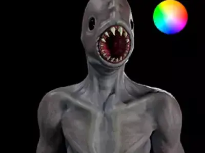 Snork Game Ready Low-poly 3D model