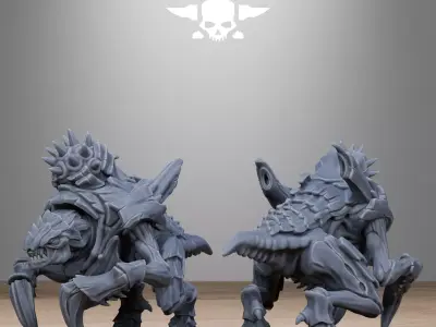 Xenarid Karnyxes 3D print model